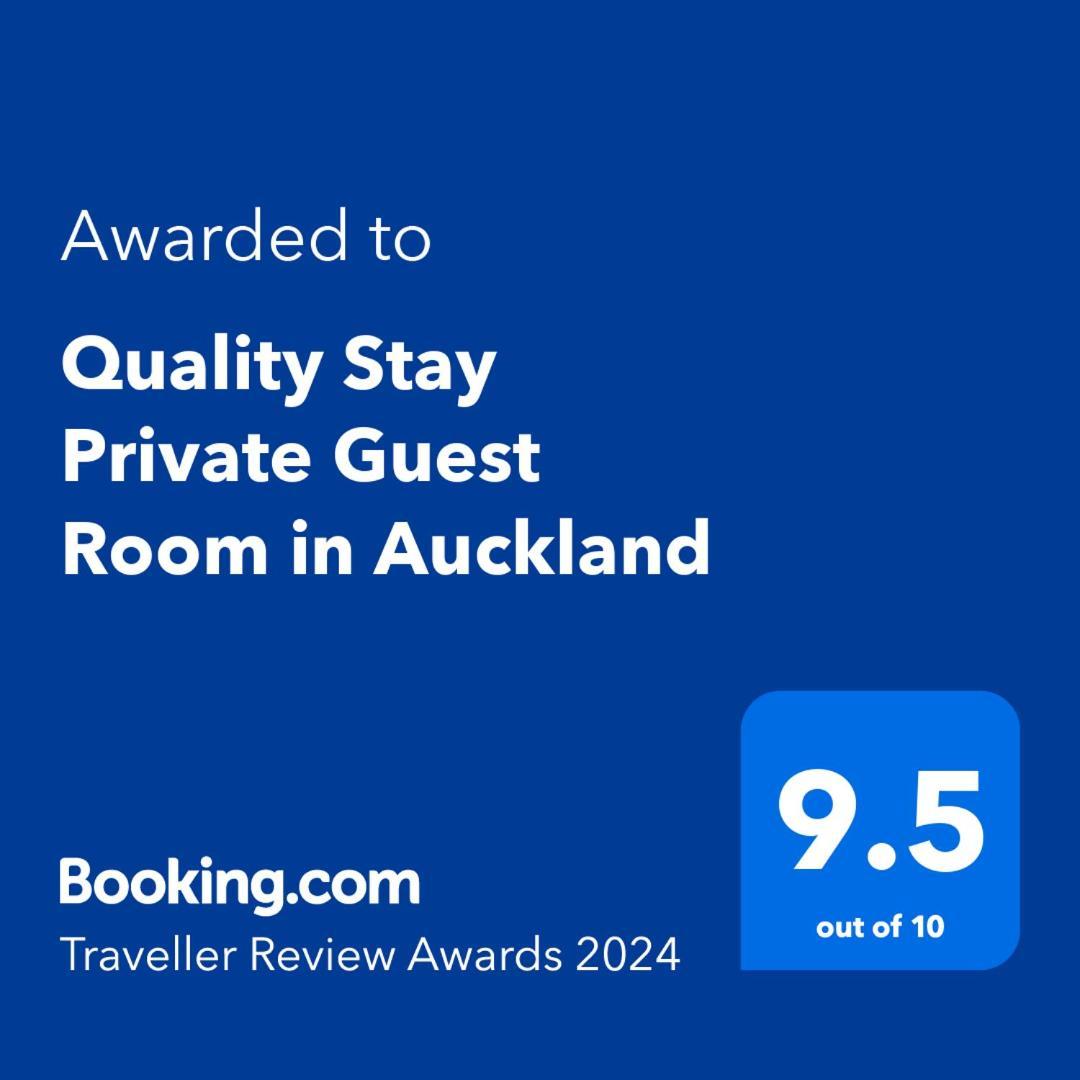 Quality Stay Private Guest Room In Auckland Eksteriør bilde